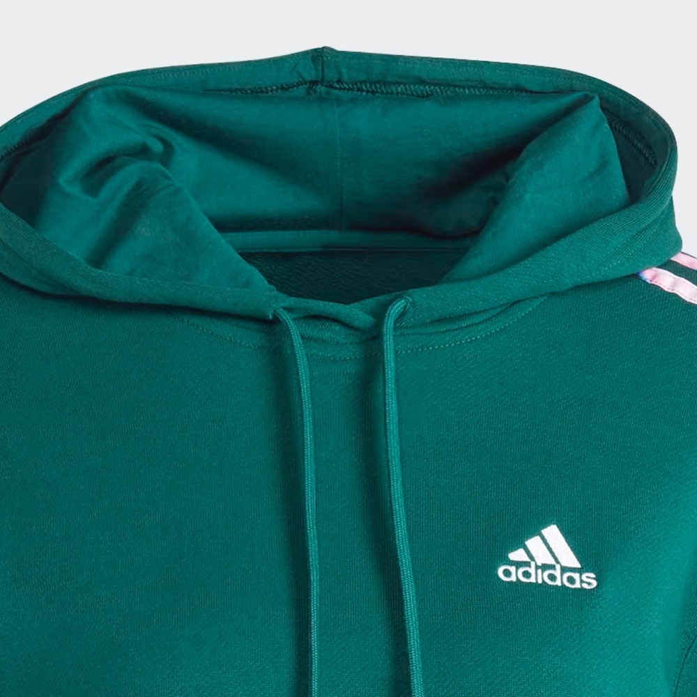 Adidas Vibrant Print 3-Stripes Hoodie - Picture 3 of 12